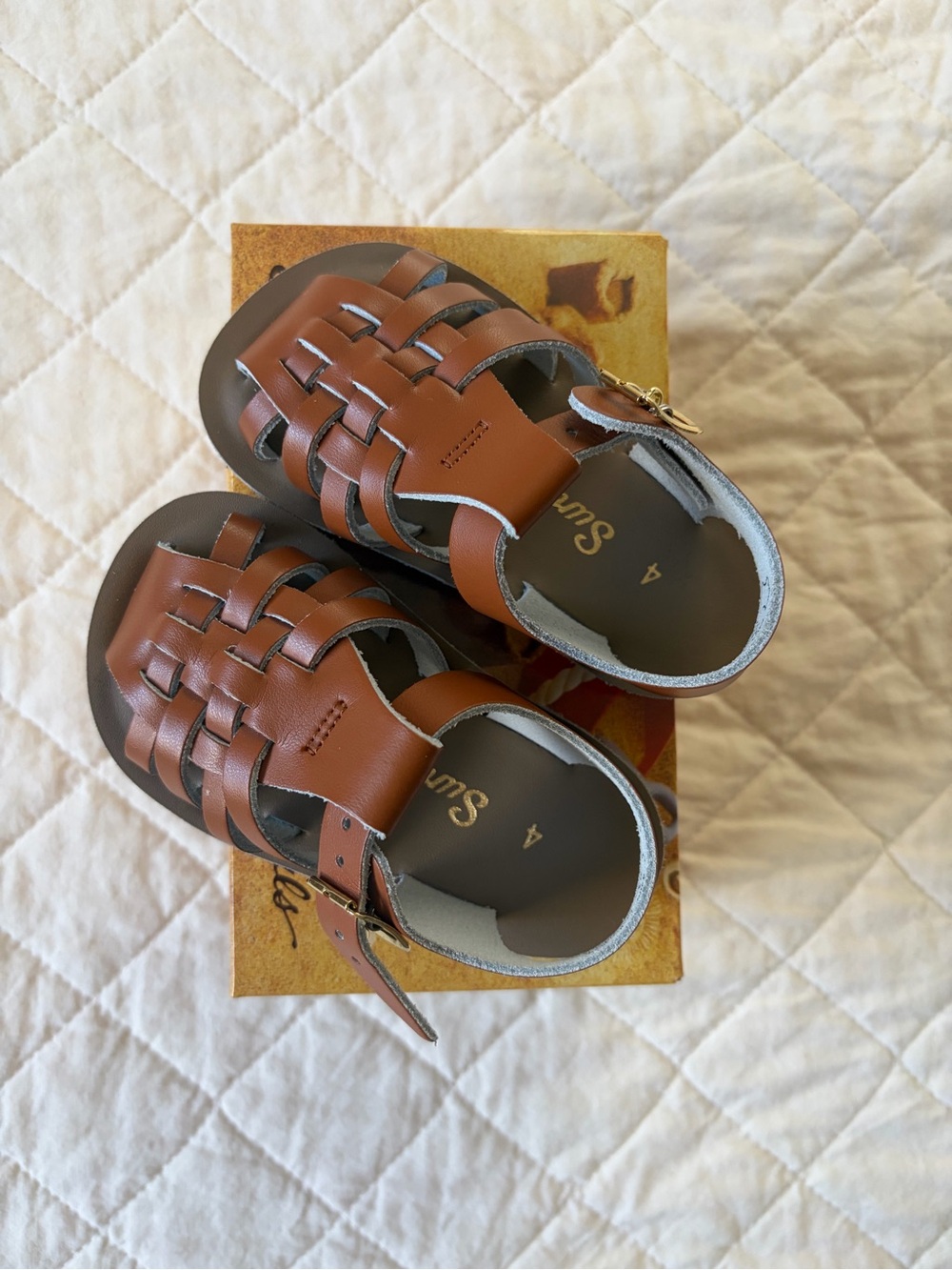 Sun-San Sailor Infant Sandals in Tan - Picture 3 of 5